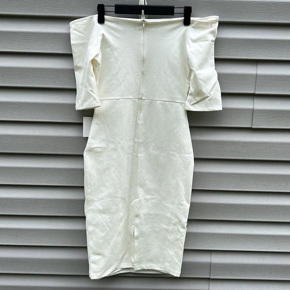 Lulu's Off-Shoulder White Dress - Picture 5 of 8